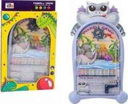 LEAN Toys Pinball Arcade Game: Dinosaurs, Dragons, Blue Stand