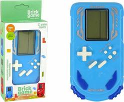 LEAN Toys Brick Game Console, Blue.