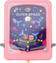 LEAN Toys Space Arcade Game Flipper Board, Pink