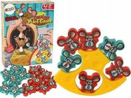 LEAN Toys Arcade Game Mice Balancing Cheese Tower, 12 pieces. Math lesson