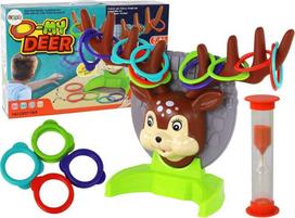 LEAN Toys Family Arcade Game - Hoop Throw at Deer