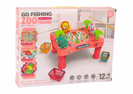 LEAN Toys Pink fishing arcade game table