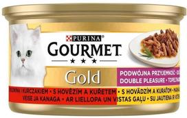 Purina Gourmet Gold Double Pleasure Beef and Chicken 85g