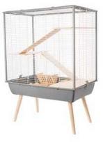 ZOLUX Cage Neo Cozy Large Rodents H80, grey