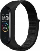 Beline Mi Band 7/ 6/ 5/ 4/ 3 NylonLoop Black Strap