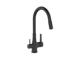 INVENA KITCHEN MIXER, GLAMOUR FILTER, BLACK