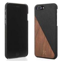 Woodcessories EcoSplit Wooden Leather iPhone 7 Plus/8 Plus – Walnut/Black