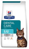 HILLS Prescription Diet Feline t/d Dental Care Chicken, 1.5 kg