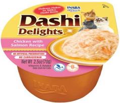 INABA Dashi Delights Chicken with Salmon, 70g