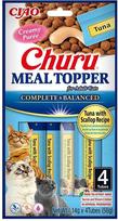 INABA Churu Meal Topper Tuna with Scallop, 4 x 14g