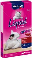 Vitakraft Beef Liquid Snack, 6 x 15g