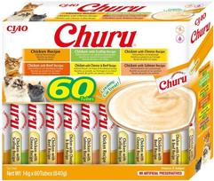 INABA Churu Variety Box Chicken, 60 x 14g