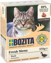 BOZITA Fresh Menu Duck in Gravy – Wet Cat Food – 370g