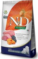 Farmina N AND D GF Pumpkin Dog Lamb  AND  Blueberry Puppy Medium/Maxi 12kg