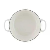 LE CREUSET Round cast iron pot, 24cm diameter / 4.2L, white