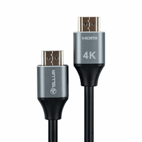 Tellur High Speed HDMI 2.0 cable, 4K 18Gbps, plug-and-play Ethernet, gold-plated, 5m