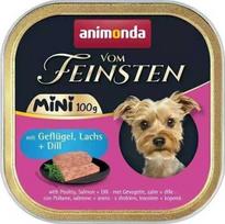 animonda Finest Adult Mini Poultry, salmon and dill - wet dog food