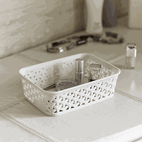 Curver My Style Rattan Basket, Brown, A6, 6x20x14cm