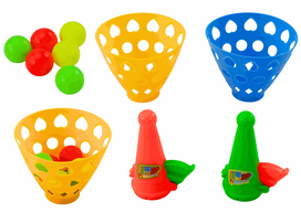 LEAN Toys Arcade game ball launcher and baskets
