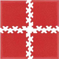 INSPORTLINE Corner Pieces for Puzzle Mat, Simple Red, 4 Pieces.