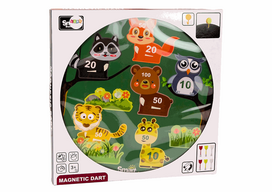 LEAN Toys Magnetic Animals Green Arcade Darts Game
