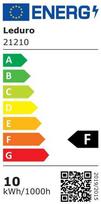 LEDURO A60 LED Bulb E27 10W 21210