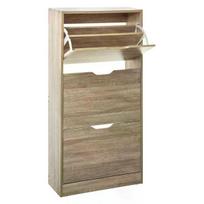 5Five Wooden shoe rack with three drawers