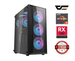 MDATA GAMING Ryzen 5 5600X, 64GB, 1TB SSD, 1TB HDD, RX 580, Windows 11 Home