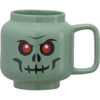 Room Copenhagen LEGO Ceramic Mug, Green Skeleton, Large, Grey