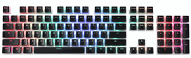 ReDragon A130 PBT Doubleshot Keycaps, Black