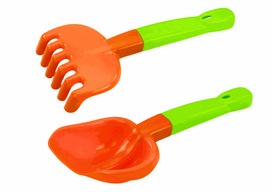 Hemar Sand Set, Bucket, Grinder, Strainer, Molds, 9 Colorful