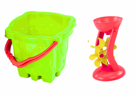 Hemar Sand Toy Set, Bucket, Castle, Grinder, 9 Pieces