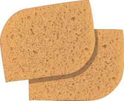 Peggy Sage Natural makeup remover sponge, 2 pieces.
