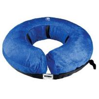 KONG Post-operative collar CLOUD for dogs, inflatable with fleece cover, blue