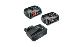 BOSCH 18V Starter Set 2x2.5Ah, AL18V-44