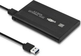 Qoltec 51861 2.5" SATA USB 3.0 Black