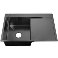 AB Kitchen sink NT 780 x 510 x 200 mm, left-side surface black