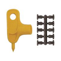 RAIN KIT 1 DRILLING KEY + 10 PIPE REPAIR PLUGS 4MM
