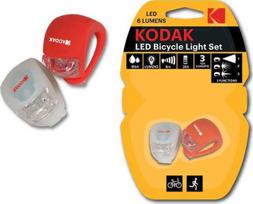 Kodak Bike/Scooter LED Lights, 2 Pack, Front and Rear, IP6