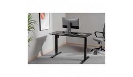 Up Up Adjustable Height Table, Frigg, Black