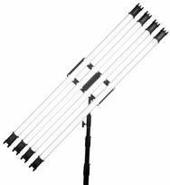 Nanlite T12 holder for 4 tubes with ball head yoke and gooseneck