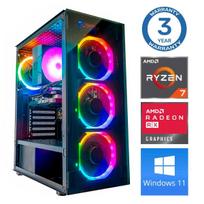 INTOP Ryzen 7 5700X, 32GB RAM, 500GB SSD, RX 580, 8GB VRAM, Windows 11 Home