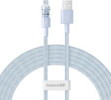 Baseus Fast-charging cable, Gem USB A to Lightning, 2.4A, 2m, Blue