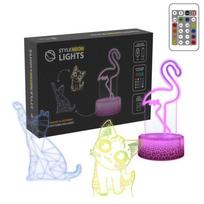 Manta SNL119RGB LED lamp, animal light decoration, RGB 3D