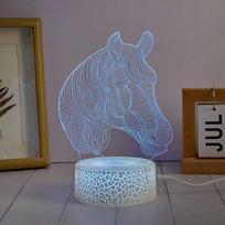 Manta SNL116RGB LED lamp, horse RGB 3D light decoration