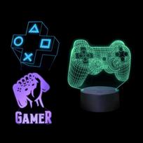 Manta SNL122RGB LED lamp, light decoration, Game 2, RGB 3D