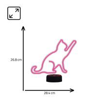 Manta SNL80PK LED lamp, cat 2, pink light decoration