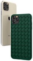 Devia Woven Pattern Design Soft Case for iPhone 11 Pro Max, Green