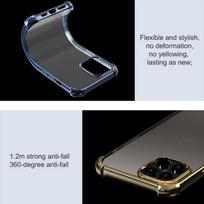 Devia Glitter Shockproof Soft Case for iPhone 12 Pro Max, Silver