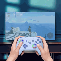 Subsonic Wireless LED Controller, Sweet Blue, for Nintendo Switch
